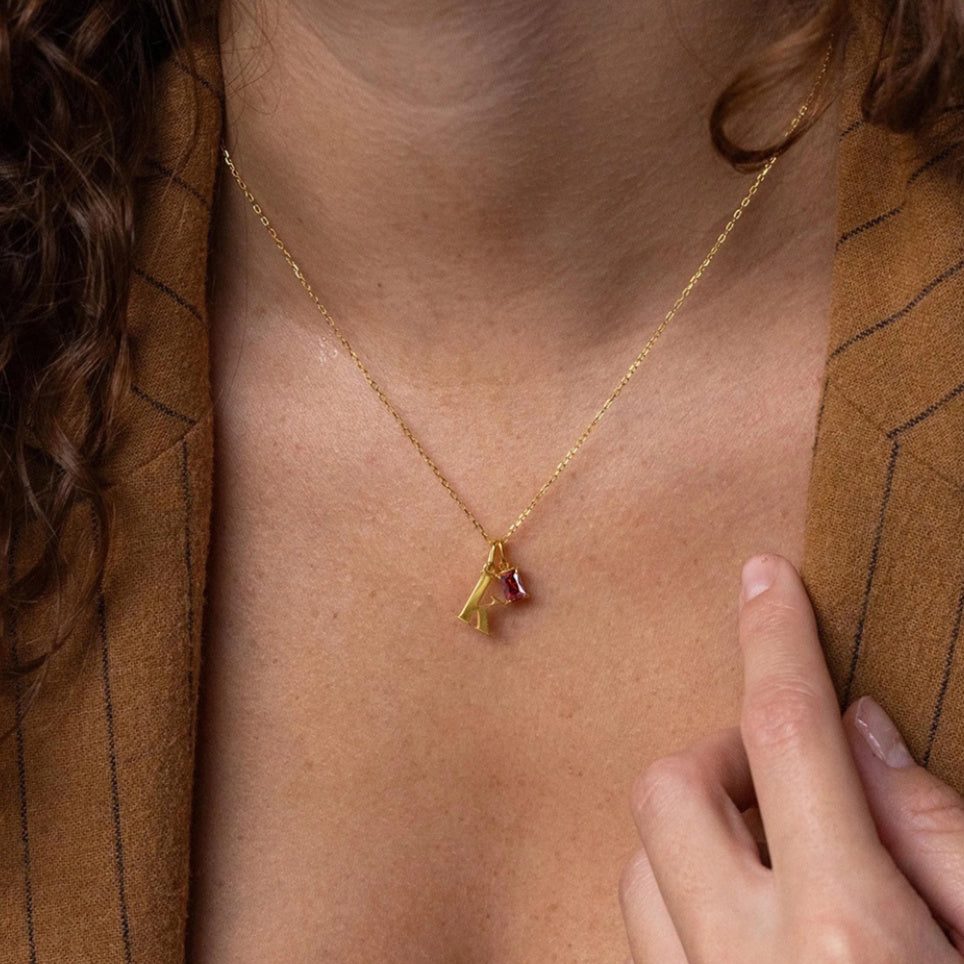 Stainless Steel Bracelet Necklace And Pendant With English Letters Handmade