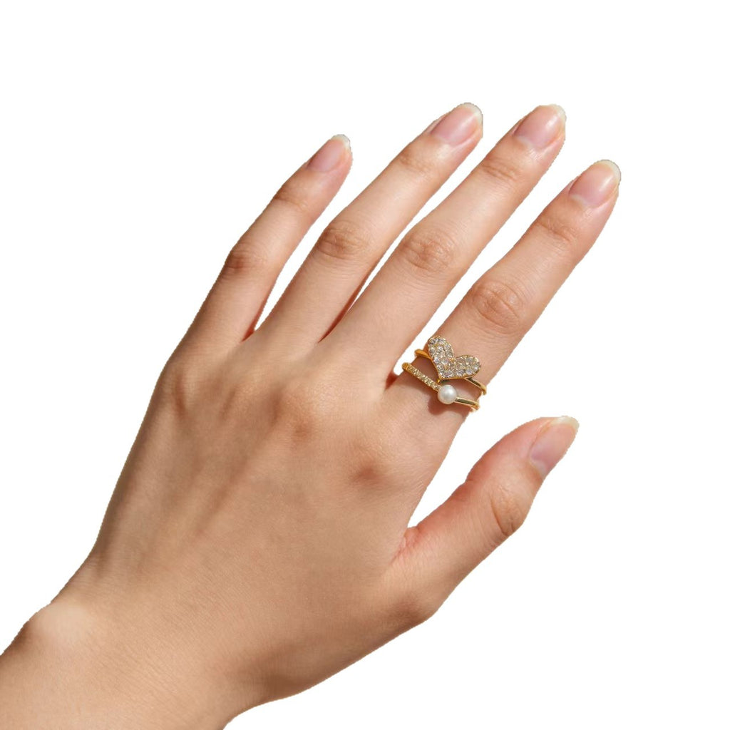 High-end Niche-design Light-luxury Womens Ring