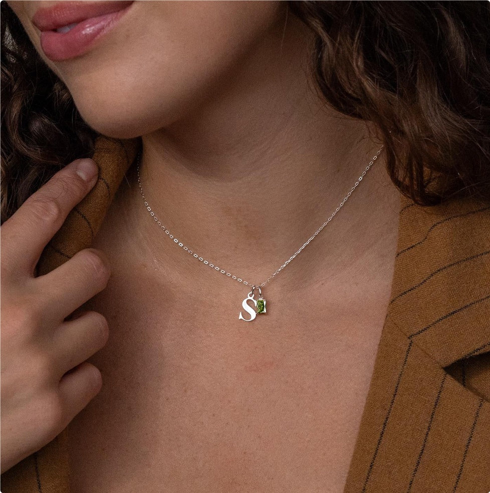 Stainless Steel Bracelet Necklace And Pendant With English Letters Handmade